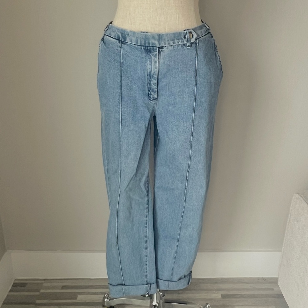 Ralph Lauren boyfriend baggy light wash jeans